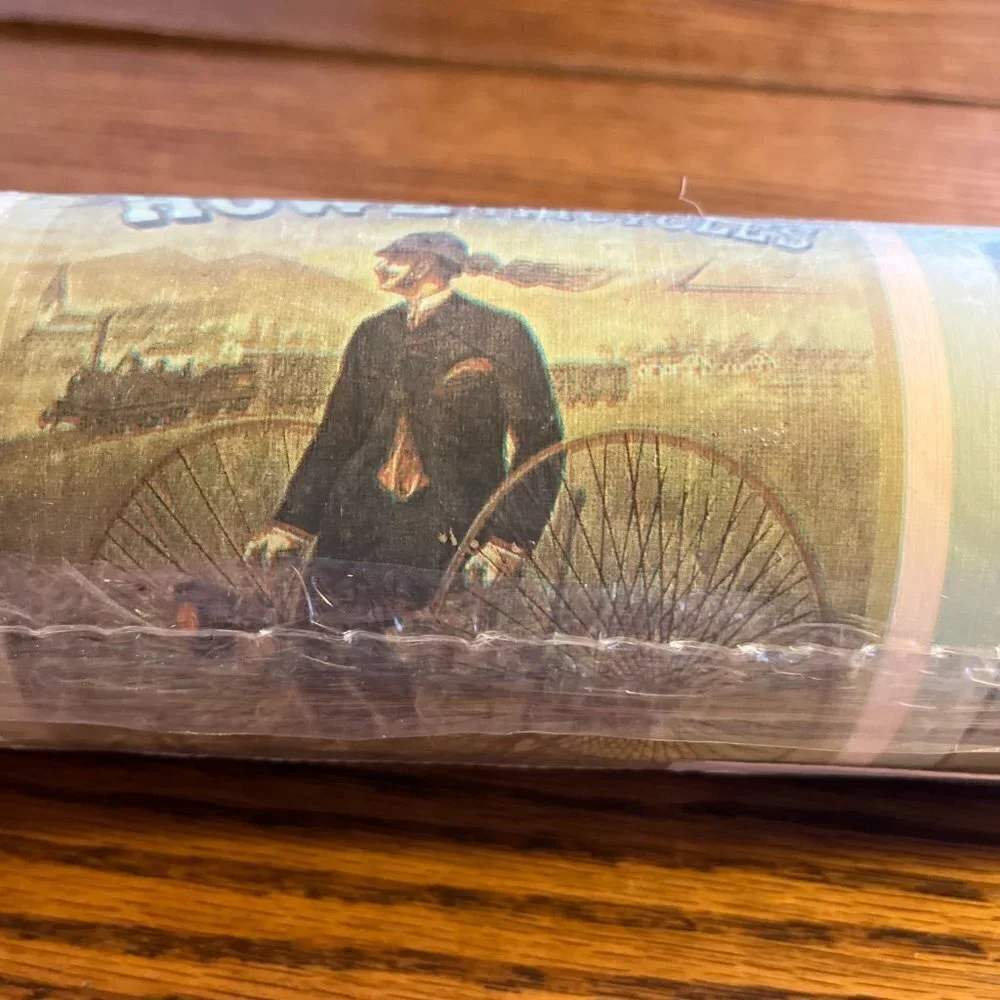 Imperial Vinyl 2 Washable Clement/Howe Bicycle La Conquete Wallcovering